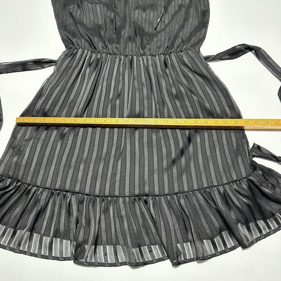 WHBM White House Black Market Women’s Dress L Size L Tie Belt Ruffle Hem NWT - Picture 12 of 13